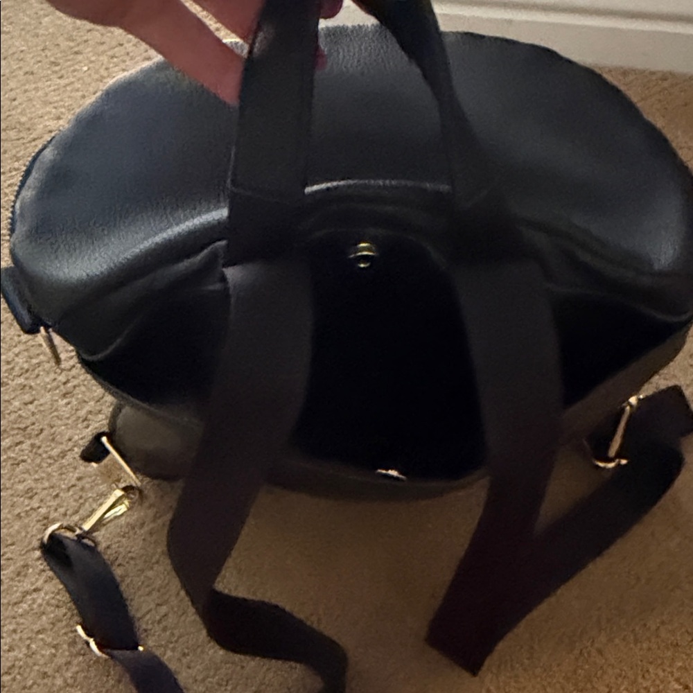 Fawn Design Black Backpack with Gold Accents - Picture 3 of 7